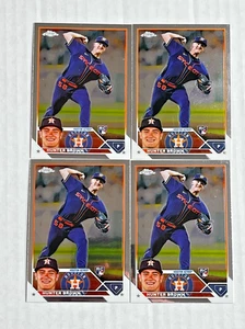 Hunter Brown Lot 4 2023 Topps Chrome Flagship RC’s #197! ASTROS! HOT! - Bild 1 von 1