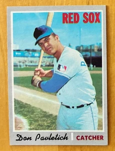 1970 Topps Baseball #504 Don Pavletich - Boston Red Sox - EX-MT - Picture 1 of 2