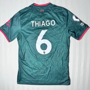 Camiseta de fútbol Nike Thiago Alcântara #6 Liverpool FC 2022/23 talla mediana - Imagen 1 de 18