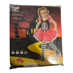 Rubie's Skeleton Skull Tutu Costume, Girls Day of the Dead SKULL DRESS 9-10 - Picture 1 of 1