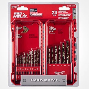 Milwaukee 48-89-2338 23tlg Red Helix Cobalt Bohrer-Set 1/16-3/8" - Bild 1 von 4