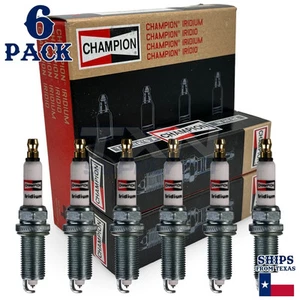 6 Pack Spark Plugs Champion Iridium For 2008-2010 Saturn Vue V6-3.5L - Picture 1 of 3