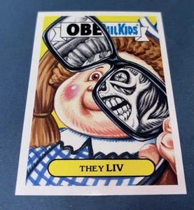 Garbage Pail Kids GPK Topps Halloween 2017 Card 9a They Liv Rare Card - Picture 1 of 2