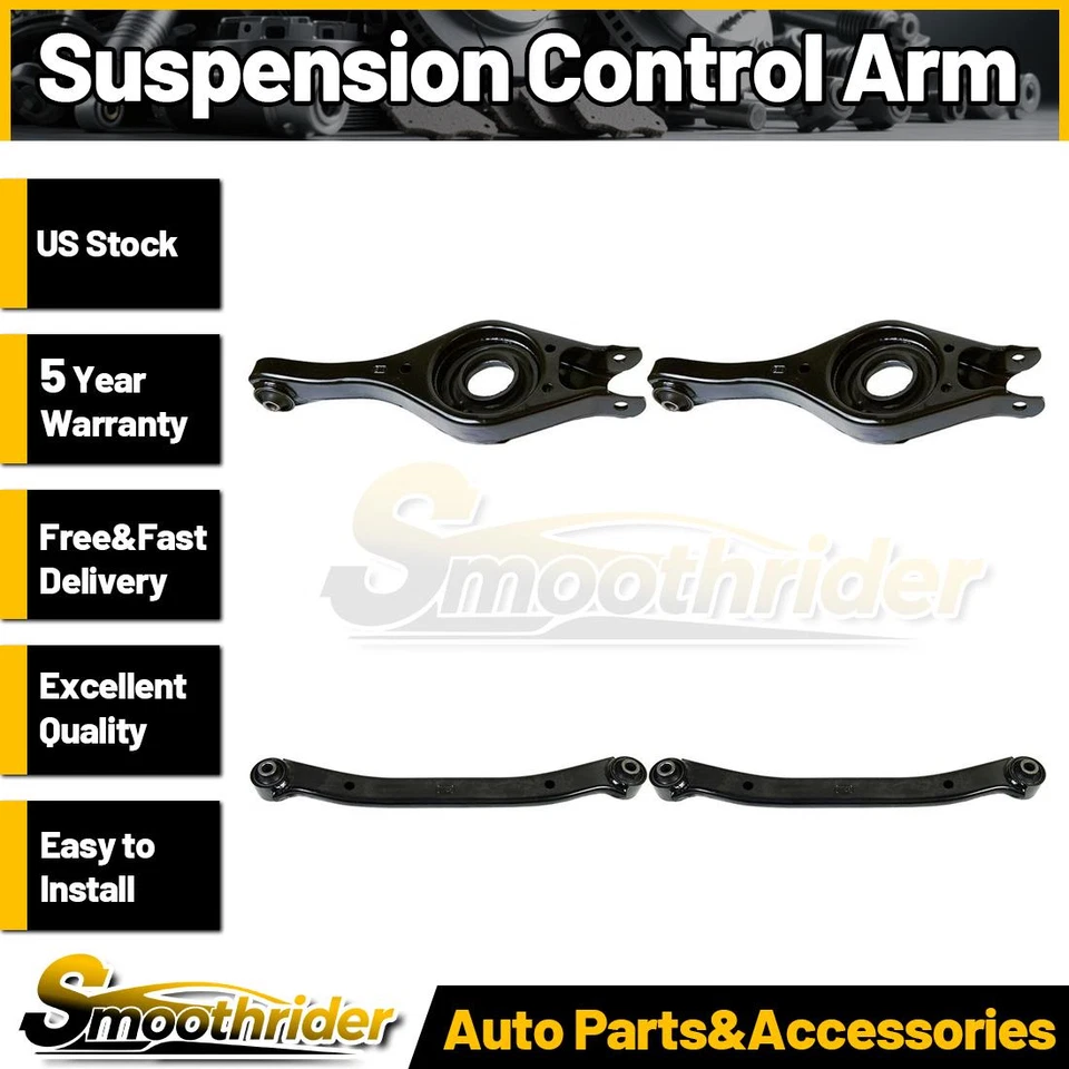 Brazo de control inferior trasero superior trasero Mevotech 4 piezas para Kia Rondo 2007-2009 2010 Foto 1 de 4