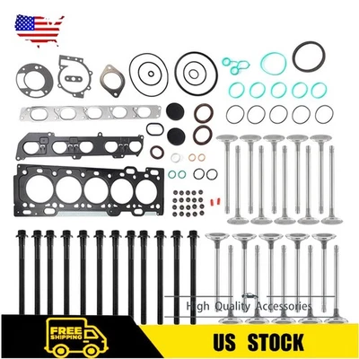 For Volvo C30 C70 S40 S60 V50 V60 2.5L W/ Bolts Valves Cylinder Head Gasket Set  - Image 1 of 4