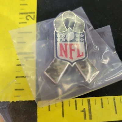 NFL Salute To Service Military Camouflage Ribbon Lapel Pin Hat Cap Vest SEALED