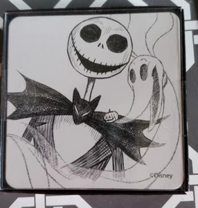 Disney Tim Burton Nightmare Before Christmas Square Coasters - 4 Pack - New - Picture 1 of 6