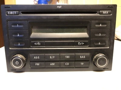 AUTO RADIO ORIGINAL AUDI TT 2007 Radio, CD AUDIO, MP3 - Imagen 1 de 4