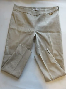 Tory Burch Women Pants 8 (32" W) Tan Career Dress Stretch 26" Ins. Side Zip - Picture 1 of 10