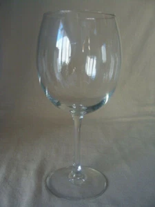 1 copa de vino de cristal de alta calidad lisa sin diseño 8 1/2" de alto 20 OZ - Imagen 1 de 5