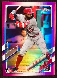 2021 TOPPS CHROME JO ADELL RC ROOKIE PINK REFRACTOR /399 CARD #142 - Picture 1 of 2