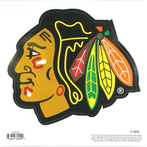 Chicago Blackhawks 8" Magnet Outdoor Rated Vinyl Auto Fridge NHL Hockey Fan Team Cover