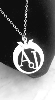 COLLANA catena CON PENDENTE IN ACCIAIO by ARMANI JEANS pendant with chain - Immagine 1 di 4