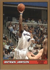 2005-06 Bazooka Gold Washington Wizards Basketball Card #32 Antawn Jamison