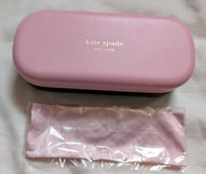 Kate Spade LARGE Case for Sunglasses Reading Glasses New with Cleaning Cloth 