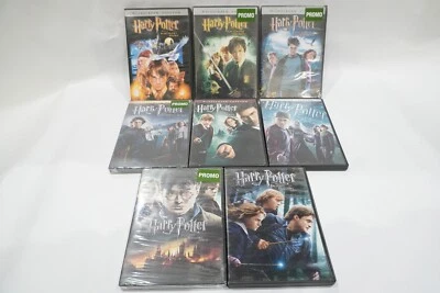 All 8 Harry Potter DVD Films LOT NEAR Mint *FILMS 2 3 4 8 FACTORY SEALED* - Image 1 of 4