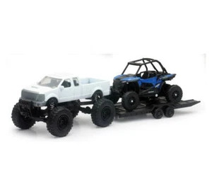 New Ray Toys Die Cast Offroad Pick Up Truck W/ Polaris RZR XP 1000 EPS Replica - Picture 1 of 1