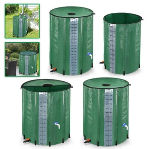 Regenwassertank Faltbare Regentonne Regenfass Wassertank Skala 200/380/500/750L - Bild 1 von 16