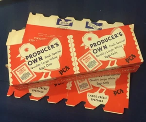 Vintage Egg Carton Country Store Dealer Lot 1930’s Chick Design - Picture 1 of 5