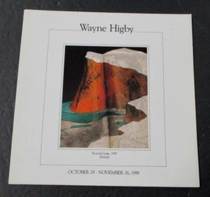 WAYNE HIGBY Ceramic Art, Helen Drutt Gallery, 1988 Folder Catalog - Picture 1 of 4