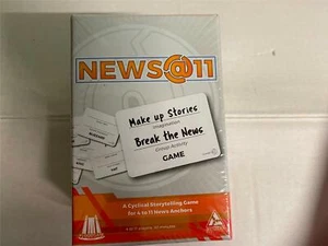 News@11 Card Game Flood Gate Games ,New Sealed Package 4- 11 Players - Picture 1 of 4