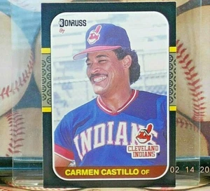 1987 DONRUSS Baseball Card # 588 *** CARMEN CASTILLO *** Cleveland Indians - Picture 1 of 3