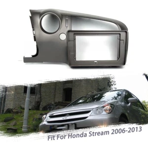 Fascia Stereo Radio Bezel Panel Frame Trim 2 Din For Honda Stream 2006-2013 Auto - Imagen 1 de 1