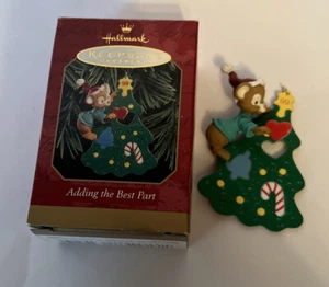 1999 Hallmark Keepsake Ornament Adding the Best Part QX6569 NIB - Picture 1 of 3