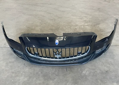Cubierta de parachoques delantero Maserati Quattroporte GTS 14-17 con rejilla de sensor de estacionamiento 1574 OEM Foto 1 de 4