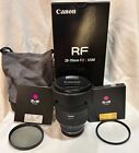  Canon RF 28-70mm f2 L USM Lens with Hood, Case, B&W Polarizer, B&W UV Filter