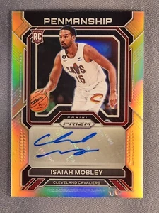 2022-23 Panini Prizm Penmanship #RP-IMC Isaiah Mobley Rookie RC Auto Silver SSP - Picture 1 of 2