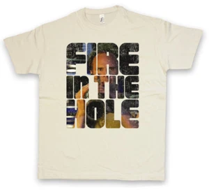 FIRE IN THE HOLE BOYD CROWDER T-SHIRT - Raylan Marshall Givens Justified Series - Picture 1 of 1