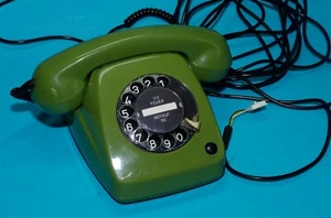 Wählscheiben-Telefon Tischapparat FeTAp 612-2, grün der Deutsche Bundespost - Afbeelding 1 van 5
