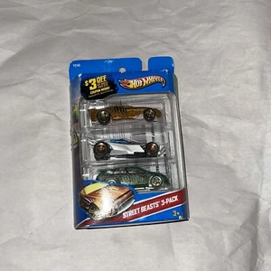 Nuevo Hot Wheels 2013 paquete de 3 Street Beasts paquete múltiple audaz deriva rey HW PT 12 - Imagen 1 de 2