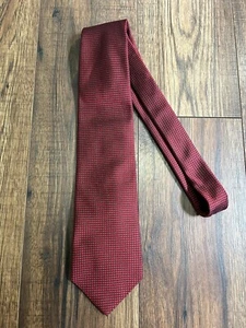 "Nueva corbata Brooks Brothers 346 para hombre de seda roja patrón geométrico 57"" EE. UU. Italia" - Imagen 1 de 5