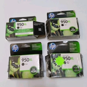 4-PACK HP GENUINE 950XL BLACK (RETAIL BOX) OFFICEJET PRO 8110 - Picture 1 of 4