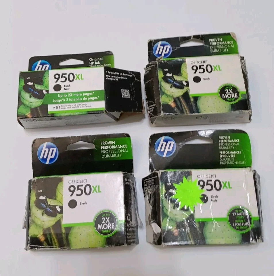 4-PACK HP GENUINE 950XL BLACK (RETAIL BOX) OFFICEJET PRO 8110 - Image 1 of 4