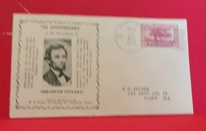 Stamps - 75th Anniversary of the Nomination of Abraham Lincoln, 1935 - Picture 1 of 1