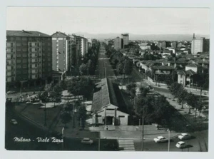 "MILANO - Viale ZARA, mercato comunale (animata)" CARTOLINA non viaggiata - Picture 1 of 1