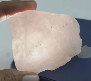 Piedra preciosa suelta rosa natural morganita áspera sin cortar 341,35 quilates con certificación para uñas - Imagen 1 de 4