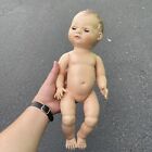 Vtg American Character Baby Infant Toodles Doll 1958 Molded Hair Jointed 15?