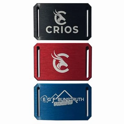 CRIOS Branding Belts Unisex Gürtel Gurt Alu Schnalle Grün 40 mm Camping - Bild 1 von 3
