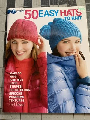 Knitting Pattern Booklet 50 Easy Hats To Knit - Image 1 of 4