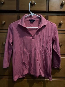 Ralph Lauren Sport Long Sleeve Polo Pink Youth Small - Picture 1 of 11