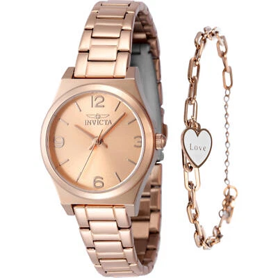 Reloj para mujer Invicta Angel cuarzo esfera tono oro rosa pulsera de acero 48248 Foto 1 de 2