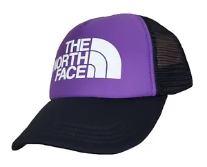 The North Face Logo Trucker Cap Youth Kids Snapback Baseball Hat - Picture 1 of 1