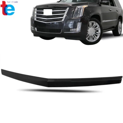 1009-0112-15B For Cadillac Escalade ESV 2015-2019 2020 Black Hood Molding Trim - Image 1 of 4