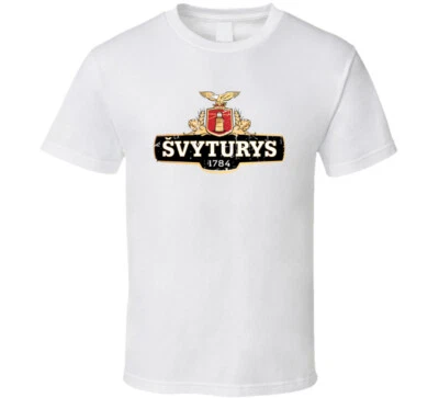 ALSTYLE APPAREL Svyturys Logo Popular Beer Lagar Alcohol Beverage Drink Fan Gift T Shirt