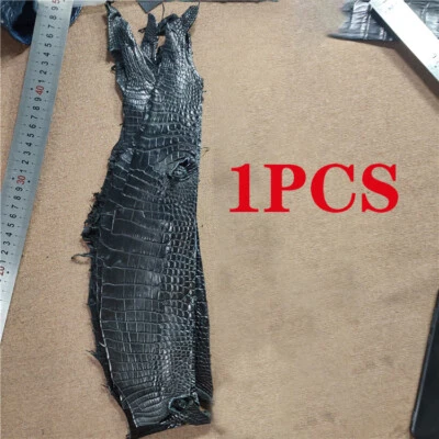 1X Real Alligator Skin Hide Genuine Crocodile Belly Leather Pelt Craft Material - Image 1 of 4