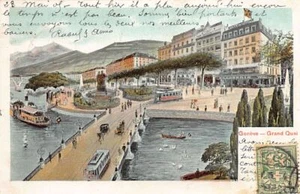 Suisse - GENÈVE - Grand Quai - Brasserie Wild Café - Ed. inconnu - Picture 1 of 2
